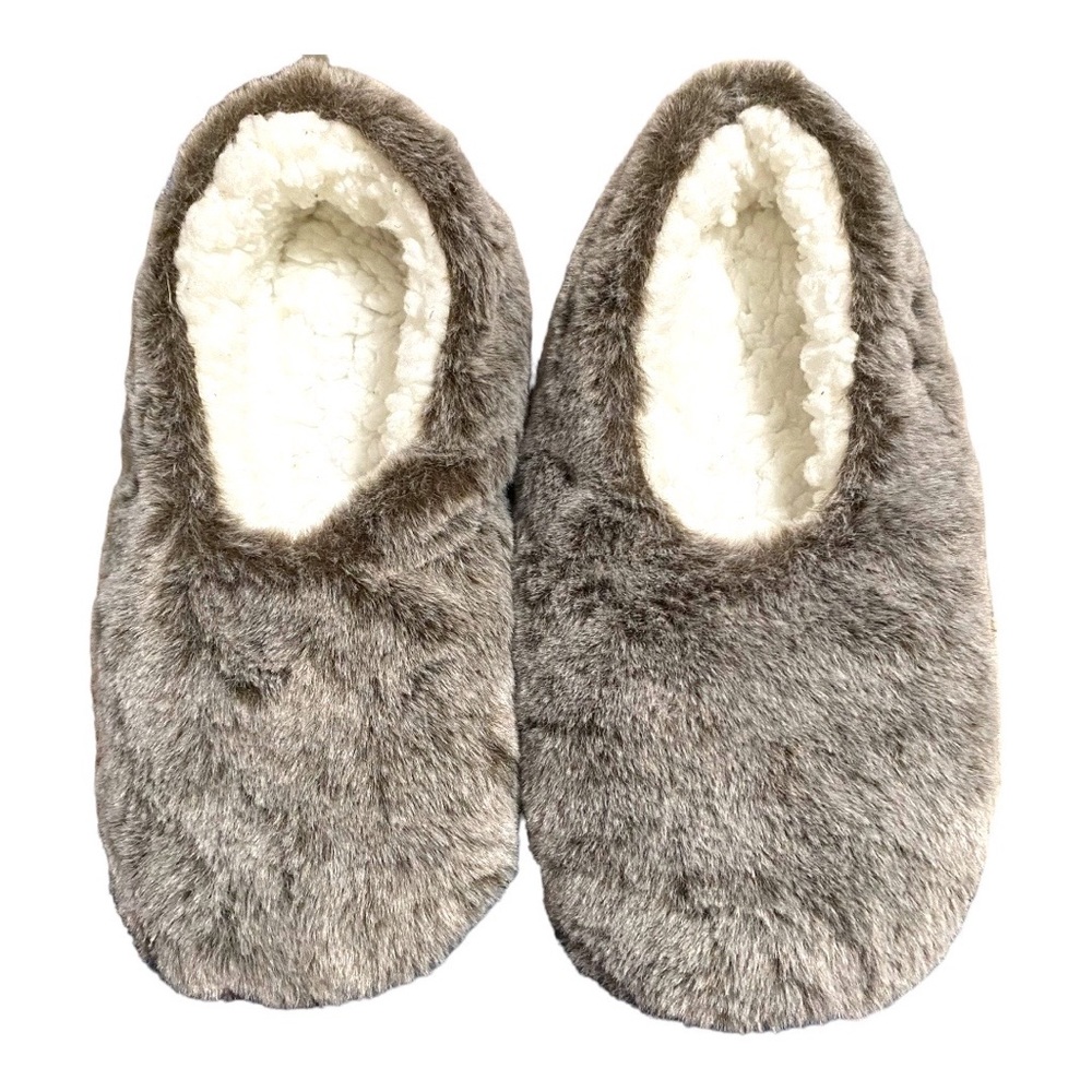 Slipper Socks Taupe Slip Proof Socks S /M